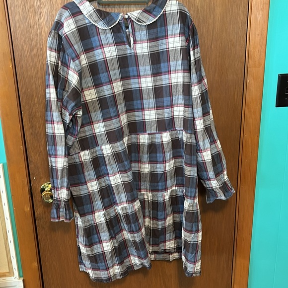 Wednesday Girl ASOS two teired plaid babydoll dress. Plus Size 20 EU size 24 - Picture 3 of 3